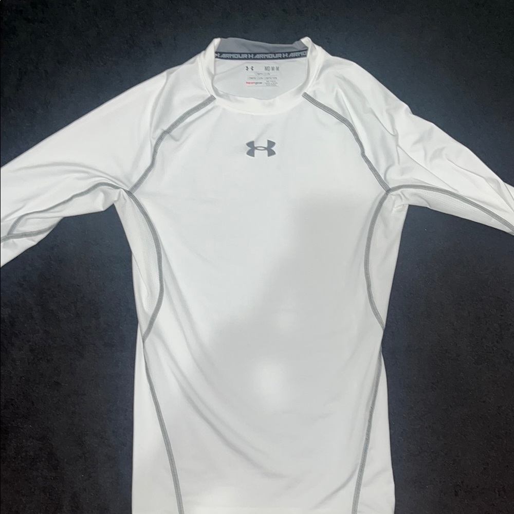 Under Armour Compression White Long Sleeve Shirt